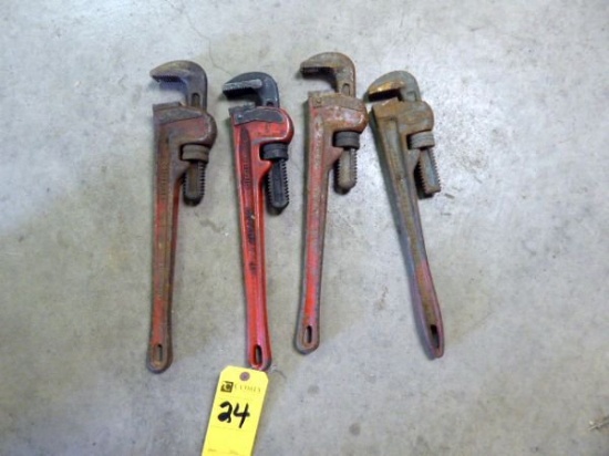 Pipe Wrenches, 18"  (4 Each)