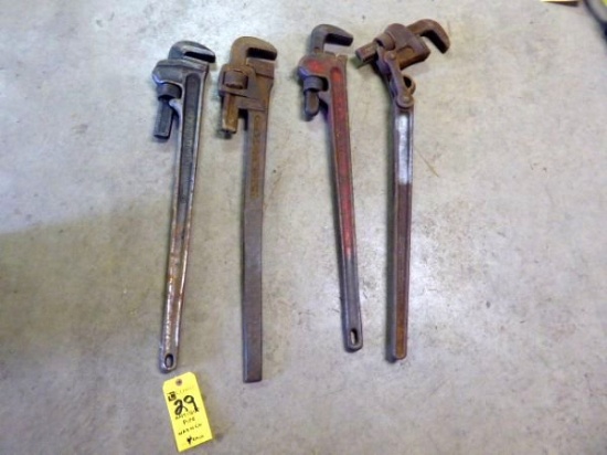 Pipe Wrenches, 36"  (4 Each)
