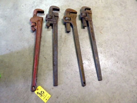 Pipe Wrenches, 36"  (4 Each)