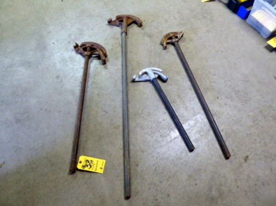 Pipe/Tube Benders, Asst.  (4 Each)