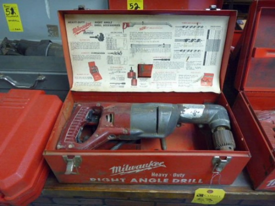 Milwaukee Electric Right Angle Drill