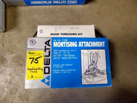 Delta Mortising Attachment & Threading Kits  (2 Each)