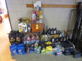 Motor Oil, Anti-Freeze, Filters, Etc.  (Lot)