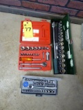 Socket Sets, Asst.  (2 Complete & 1 Missing Pc)  (3 Sets)