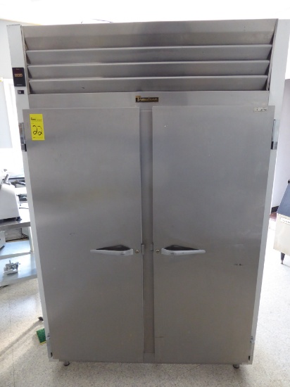 Traulsen 2-Section 52" Solid Door Reach-In Refrigerator, G-Series, m/n G20010, s/n T927600E00