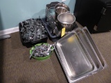 Catering Equipment Comprising of: Silverware, Dishes, Cooler, Etc.  (Lot)