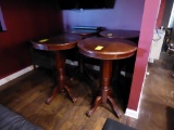 Wood Bar Tables  (4 Each)