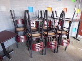 Metal Framed Bar Chairs  (14 Each)