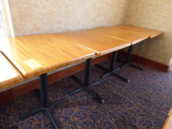 Pedestal Tables, 2  x 1 1/2 (4 Each)