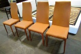 Cattelan Italia Arcadia Couture High Back Dining Chairs (4 Each)