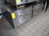 Refrigerated 4-Drawer Grill Stand