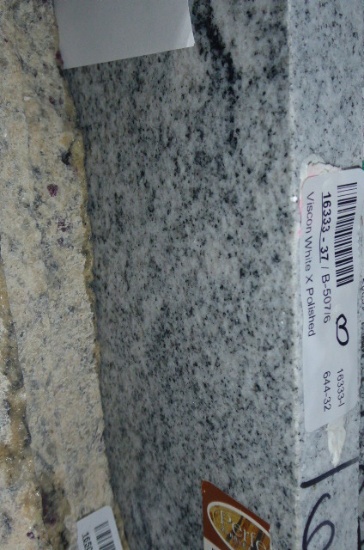 Stone Slab, 3 CM Thick, Viscan White Polished, 114"x76"