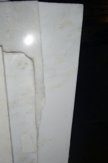 Stone Slab, 3 CM Thick, Mystery White Polished, 86"x68"
