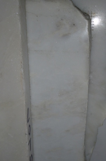 Stone Slab, 3 CM Thick, King White Polished, 115"x69"