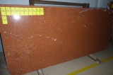 Stone Slab, 2 CM Thick, Rosso Verona Granite Polished, 117