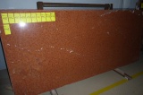 Stone Slab, 2 CM Thick, Rosso Verona Granite Polished, 117