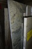Stone Slab, 3 CM Thick, Jurassic Green Granite Leather, 125