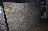 Stone Slab, 3 CM Thick, African Bordeaux Polished, 124