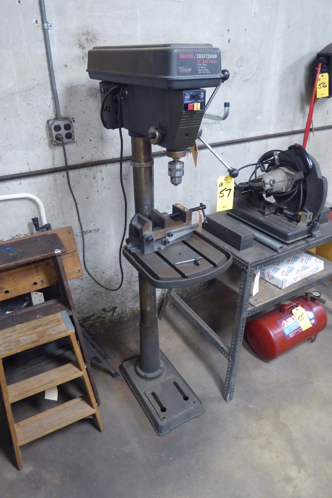 Lot Craftsman 1 1 2 Ton 17 Drill Press Proxibid Auctions