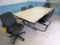 Laminate Conference Table 8', (2) Swivel/Tilt Office Chairs, Etc.