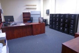 Desk, Chair, File Cabinets, Etc.