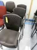 Metal Frame Plastic Seat/Back Chairs