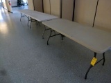 Folding Tables w/Molded Plastic Tops Sizes