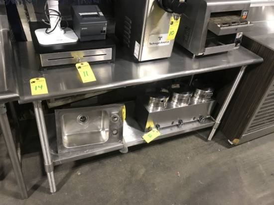 Eagle Stainless Steel Prep Table w/Under Shelf
