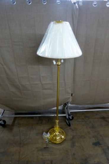 Baldwin Brass Solid Brass Floor Lamp w/Shade