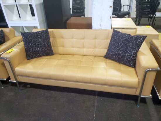 Leather Sofa, Tan