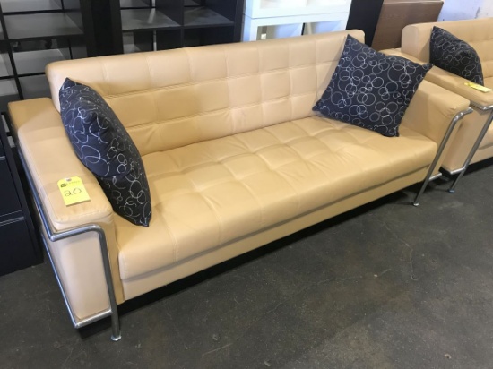 Leather Sofa, Tan