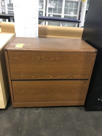 Wood 2-drawer File Cabinet