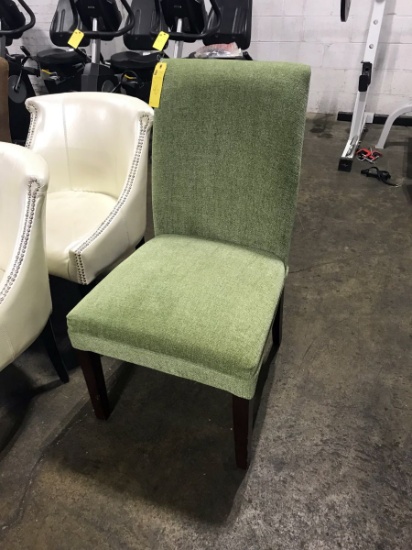 Upholstered Chair, Green