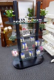 Glass Display Unit w/Contents