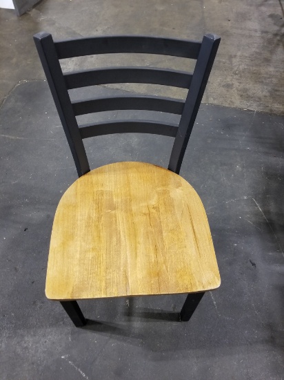 Metal Frame Wood Seat Chairs