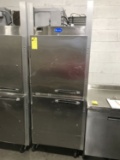 Randell Stainless Steel Double-Door Refrigerator
