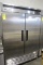 Maximum Double Door Commercial Refrigerator, m/n MSR-49NM
