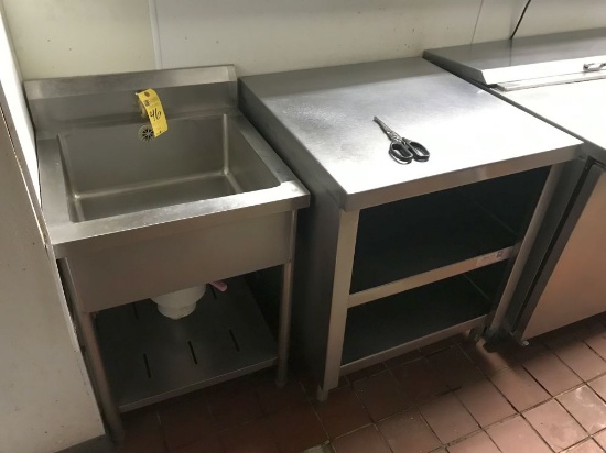 Stainless Steel Sink & Table