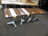 Wood Top  Pedestal Dining Tables