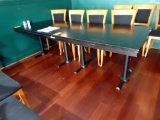 Wood Top Pedestal Tables