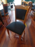 Wood Framed Cushioned Dinner Chairs