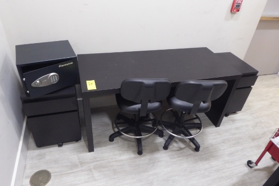 Desk , Chairs, Cabinets, Safe, Etc.