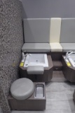 Pedicure Station w/Sanijet Foot Spa & Stool