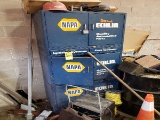 Napa Cabinet w/Contents: Wire, Spark Plugs, Cables, Etc.