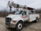 2007 Ford F-750 XL Super Duty Single Axle Digger Derrick Truck