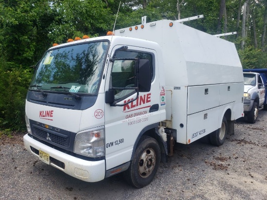 2008 Mitsubishi Fuso FE125 Utility Truck