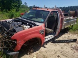 2008 Ford F-350 XL Super Duty Single Axle Flat Bed Truck