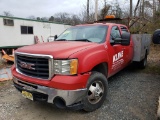 2010 GMC Crew Cab Single Axle Utility Truck