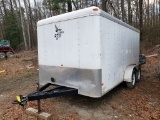 2010 Lark Tandem Axle Enclosed Cargo Trailer