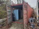 1998 Hyundai Steel Shipping Container w/Contents